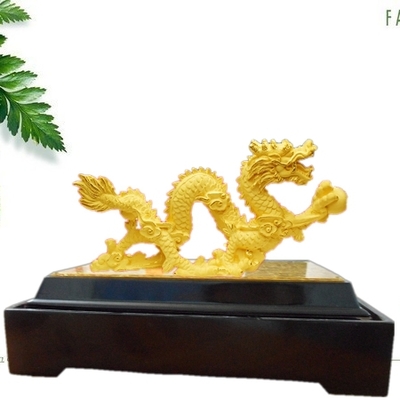 龙游天下 深圳绒沙金工艺品的尊贵之选